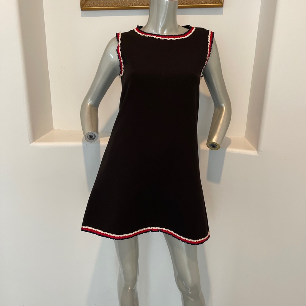 Beulah Shift Navy Blue Sleeveless Dress Size S